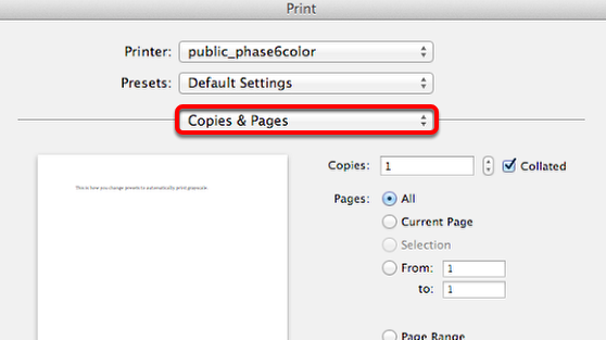 change printer driver for pdf on mac